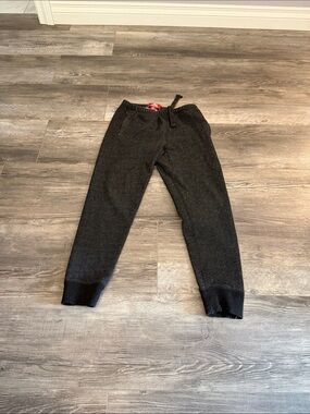 Cabin Fever Kids' Black Heather Jogger Sweatpants